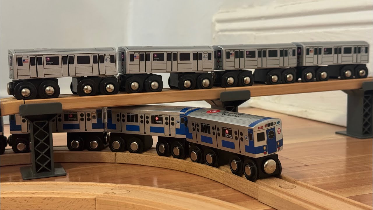 Munipals R62 3 7 R142 5 R33 7 + R15 9 IRT Train layout 