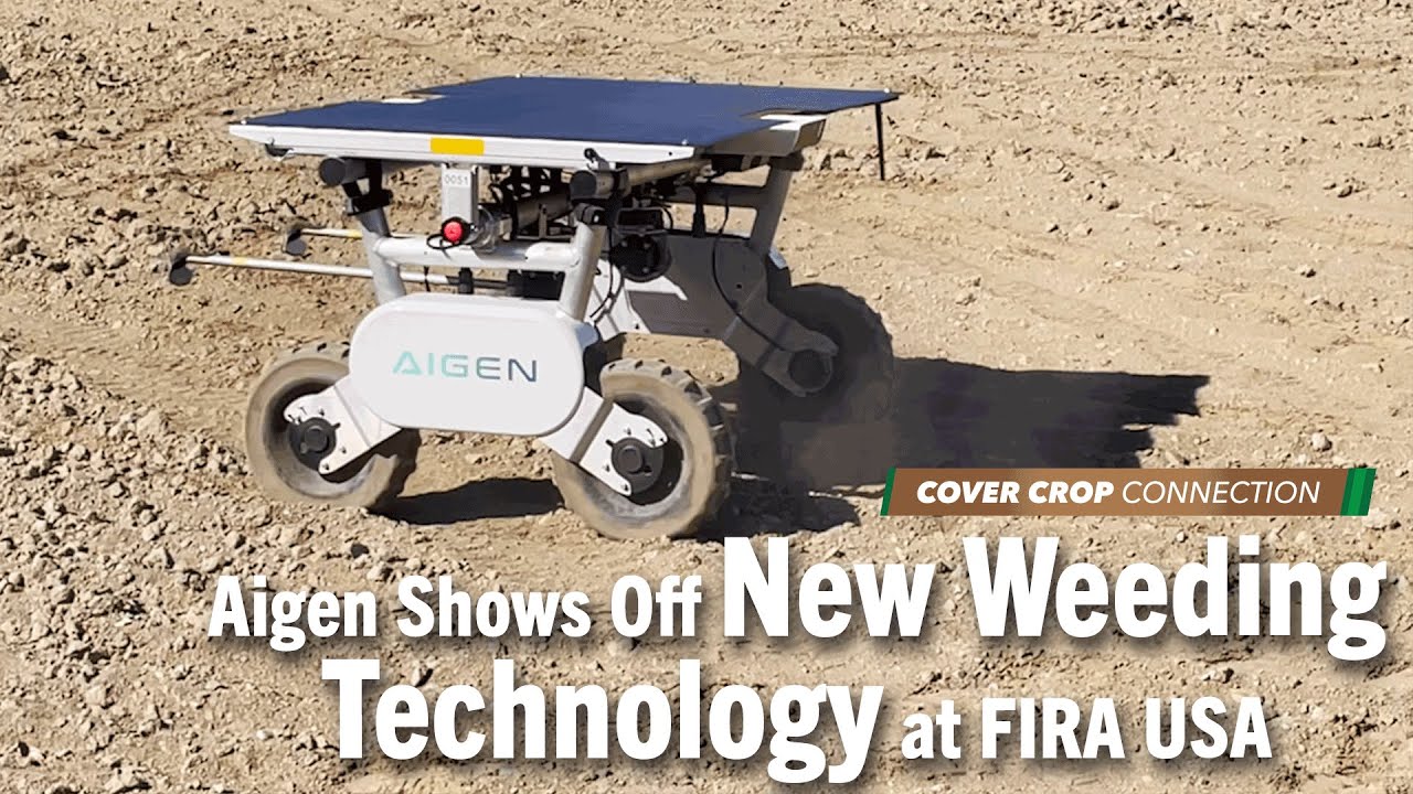 Aigen Shows Off New Weeding Technology at FIRA USA - YouTube
