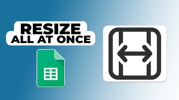 How to resize cells in google sheets all at once