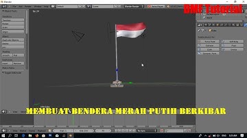 Membuat Bendera Merah Putih Berkibar dengan Aplikasi Blender