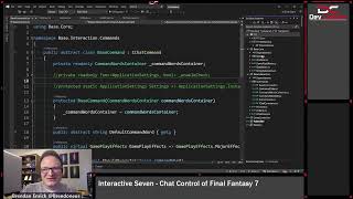 Coding Stream Chat Bot Live - FF7 Interaction - #dotnet #csharp #coding