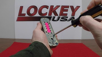 How to Install a LockeyUSA M210 Deadbolt Lock with EZ Plates
