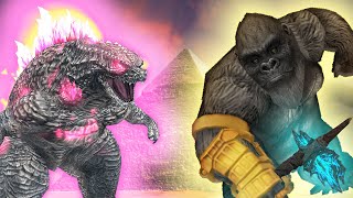 Godzilla Evolved & Kong B.E.A.S.T Glove In Action! Godzilla Battle Line Ranked Gameplay