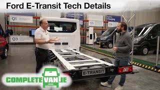 Tech details of the Ford E-Transit electric van