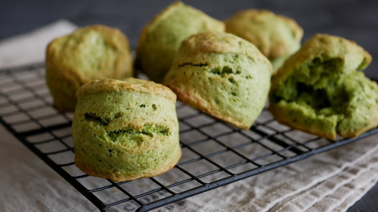 絶品 バター卵なし生クリームで作る抹茶スコーン Matcha Scones Youtube