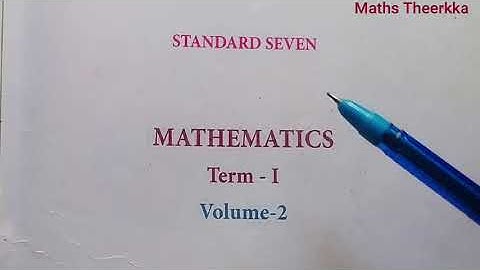 7th standard maths term 1 | Chapter 1 Number System | Exercise 1.1