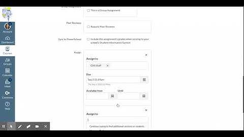 Differentiating Due Dates in Canvas