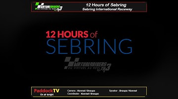 [HD 720|60] Split 5 - iRacing.com 12 Hours of Sebring 2016 for VD by TX3 - part3