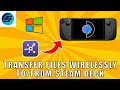 Transfer Files/Folders Wirelessly From Windows To Steam Deck Using Warpinator For Free