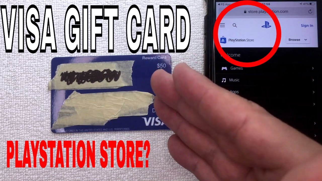 ✓ You Add Visa Debit Gift Card To Playstation PS4 Account? 🔴 - YouTube