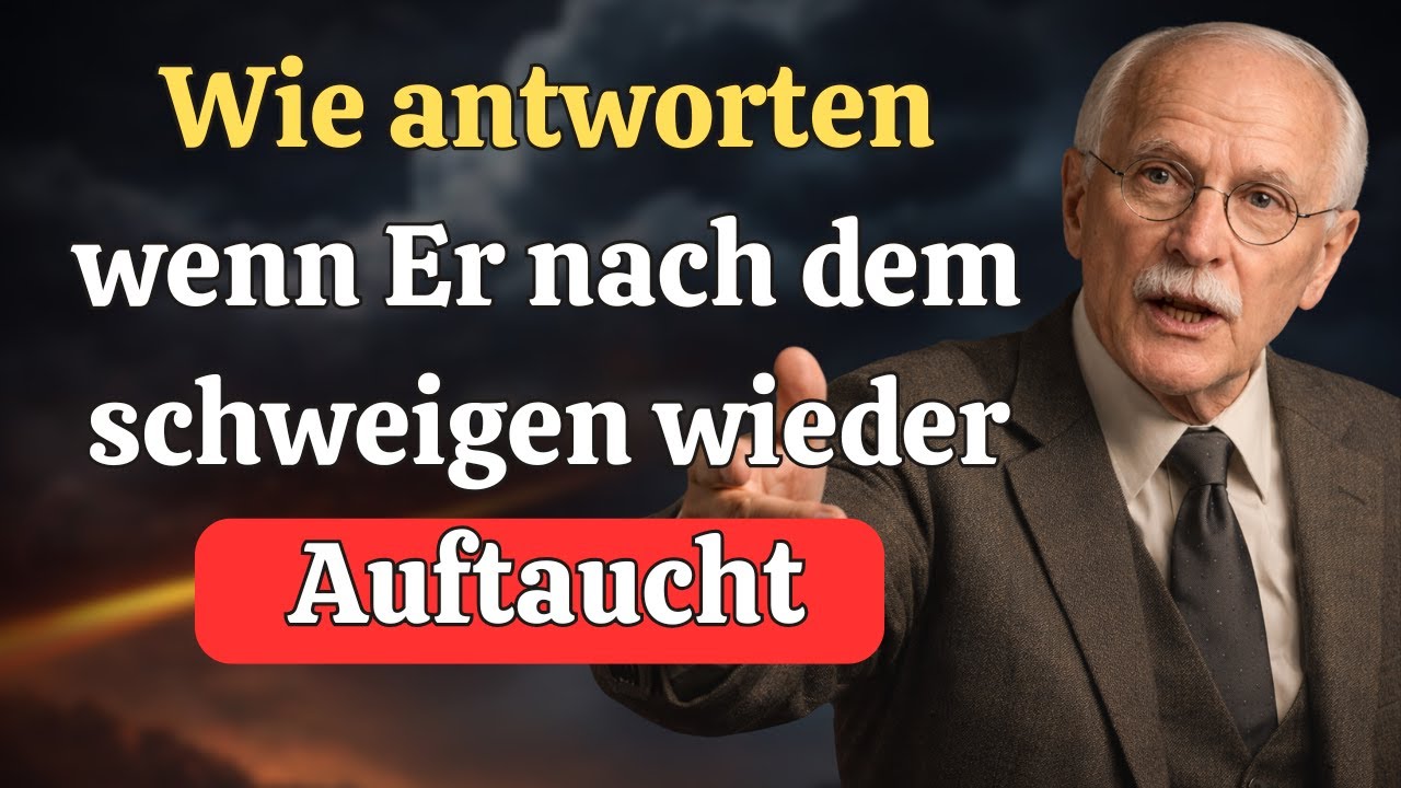 Was tun, wenn er nach sehr langem Schweigen wieder auftaucht? | Carl Jung
