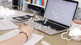 1 HR study with me (with lofi music) || NO BREAKS