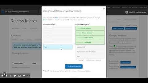 Bulk Upload Walkthrough