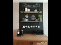 بعض الأفكار لركن القهوة في المنزل على طاولة او في زاوية او على حائط صغير Coffee Corner Ideas 