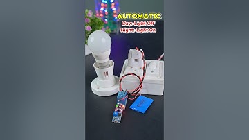 DIY LDR Sensor & Relay Module Project | Automatic Light Control #shorts #project #ldr #relay