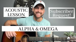 Alpha and Omega | Israel Houghton | Jesus Image Worship | Acoustic Guitar Lesson
