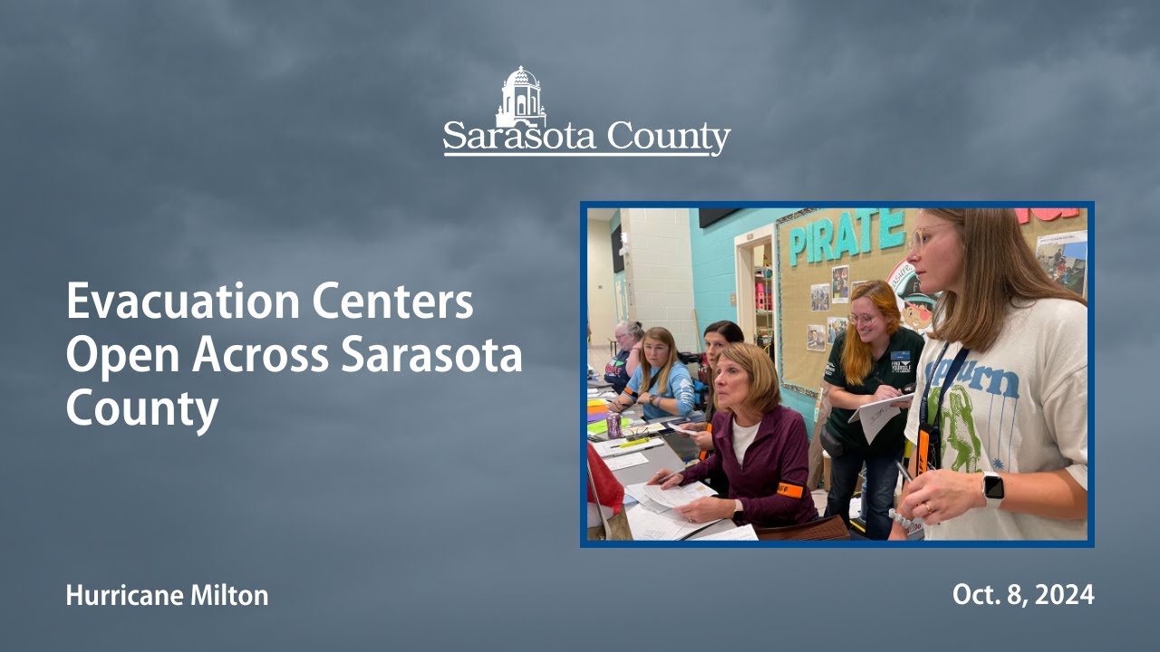 Evacuation Centers Open Across Sarasota County - YouTube