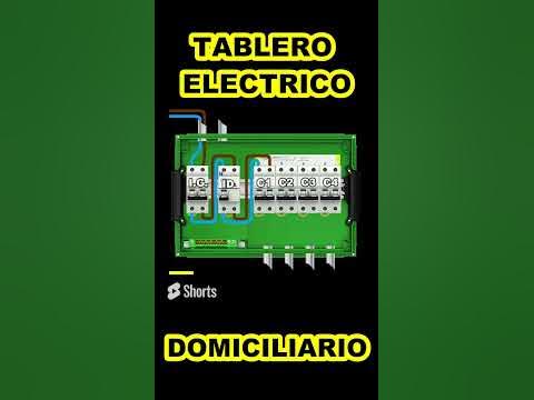 TABLERO ELECTRICO domiciliario - YouTube