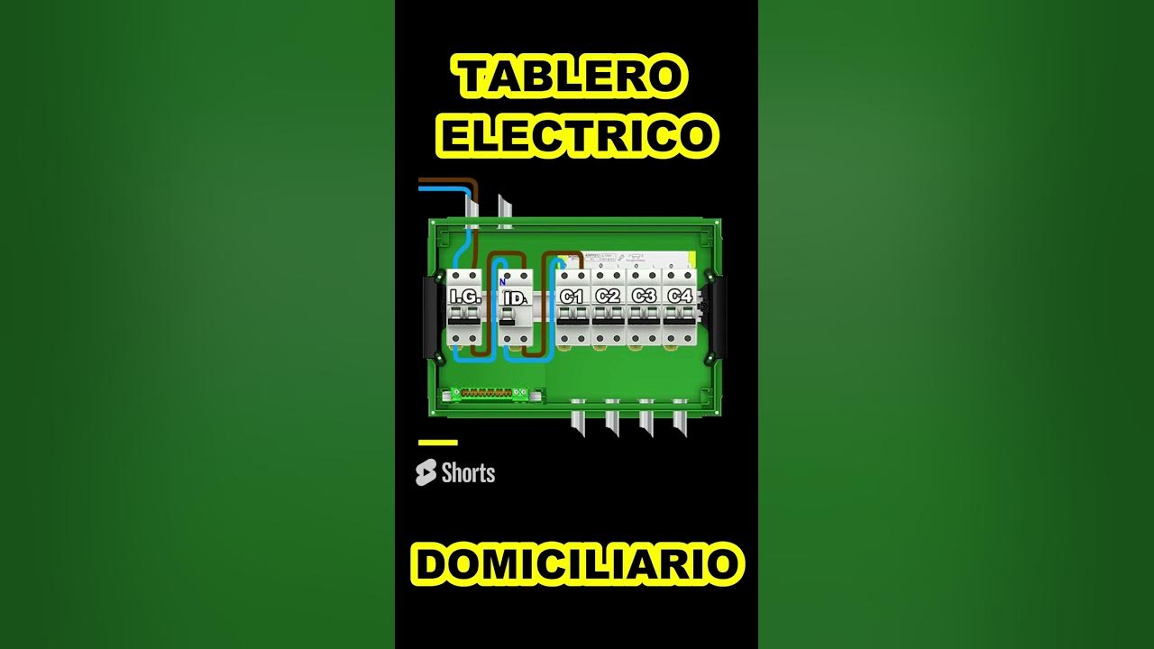 TABLERO ELECTRICO domiciliario - YouTube