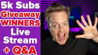 5k SUBSCRIBER GIVEAWAY Live Stream + Q&A