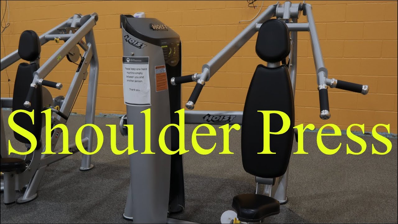 Hoist Machine Shoulder Press YouTube
