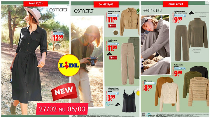 ✅ CATALOGUE LIDL DU 27 FÉVRIER  2025 au 05 MARS 2025