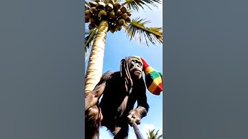 🇯🇲"Jamaican Chimp Chilling with🐒 #shorts