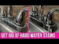 How to remove hard water calcium from faucet part 2  