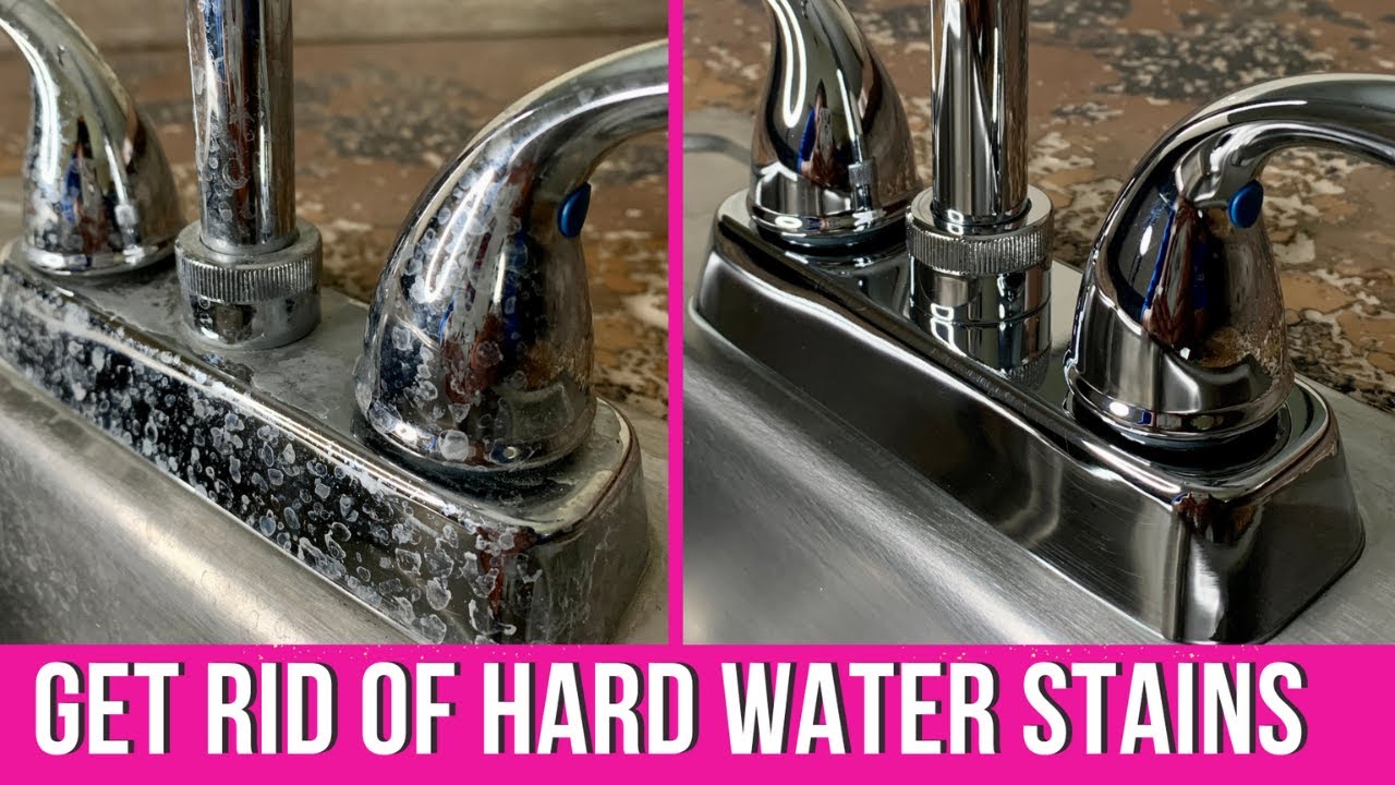 How to Remove Hard Water Stains - Brite and Clean Product Review 