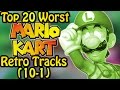 Top 20 Worst Mario Kart Retro Tracks (10-1) Ft. Nicobbq