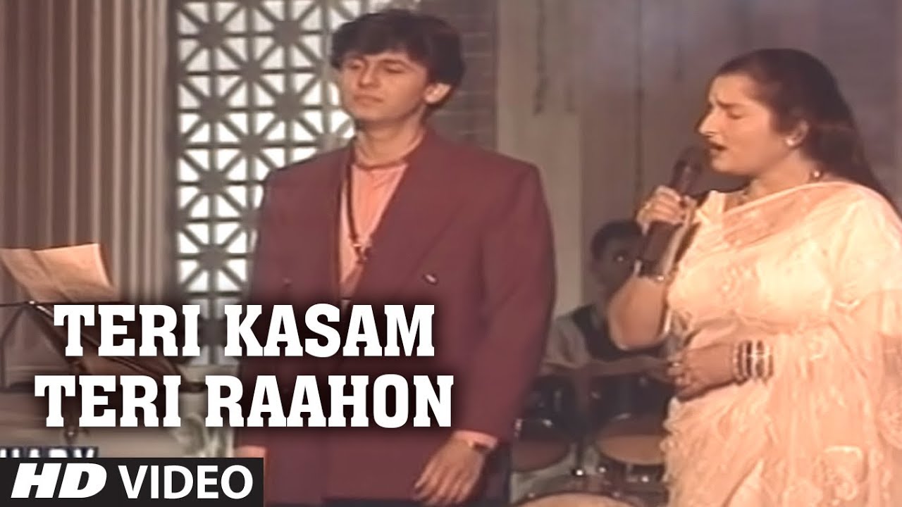 Teri Kasam Teri Raahon Mein Aakar Full Song Sonu Nigam Anuradha Paudwal  Chahat Album