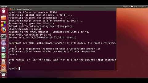 Beginners MYSQL Database Tutorial # How to install MySQL on Ubuntu Debian Linux