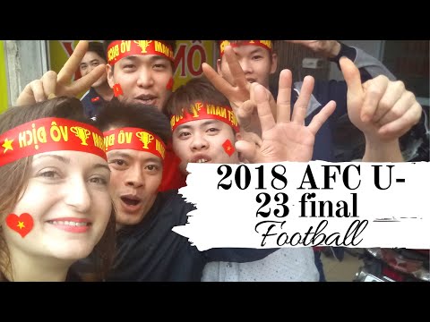 Craziness in Vietnam after semi final football match with Uzbekistan 2018 AFC U-23