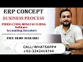 ERP Concept - Production/Manufacturing Inventory Finance Software - Business Process