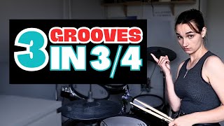 Drumming in 3/4: Levels 1-3