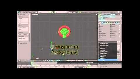 Blender 2 6 Beginner tutorial  3D Animated Text  Create a Transparent Background