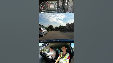 Corner cut mock driving test fail. #mocktest #turningright