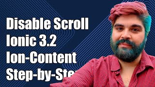 How to Disable Scroll in Ionic 3.2 Ion-Content: A Step-by-Step Guide