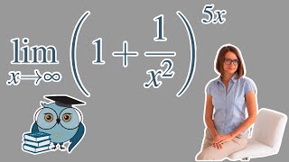 Как найти предел функции (1 + 1/x^2) ^ (5x), если x стремится к бесконечности?
