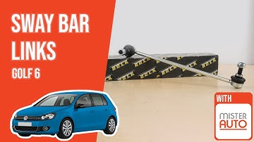 How to replace the sway bar links Golf mk6 🚗
