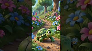 🐢 Never Give Up! Tiny Turtle's Big Mountain Adventure 🌄 | Kids Story