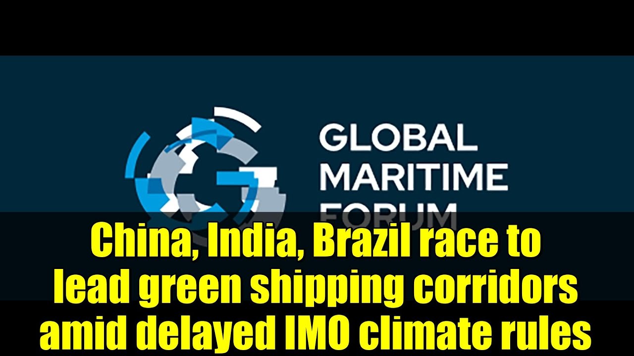 China, India, Brazil race to lead green shipping corridors amid delayed IMO climate rules