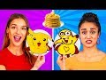 TANTANGAN SENI PANCAKE! Cara Membuat Pancake Emoji, Spongebob, dan Pikachu!