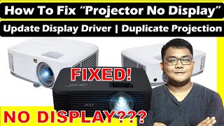 How To Fix Projector No Display | PC Can't Project | Teacher Kevin PH