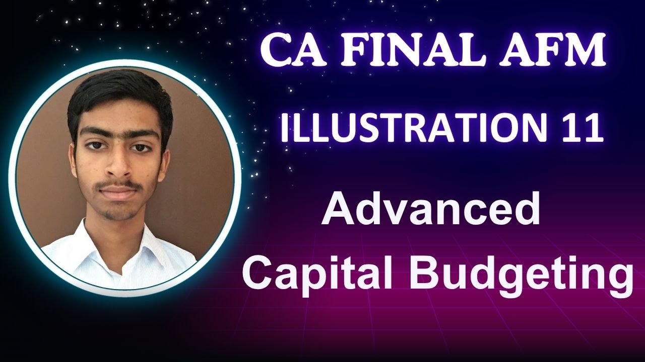 Illustration 11 | Advanced Capital Budgeting | CA Final AFM - YouTube