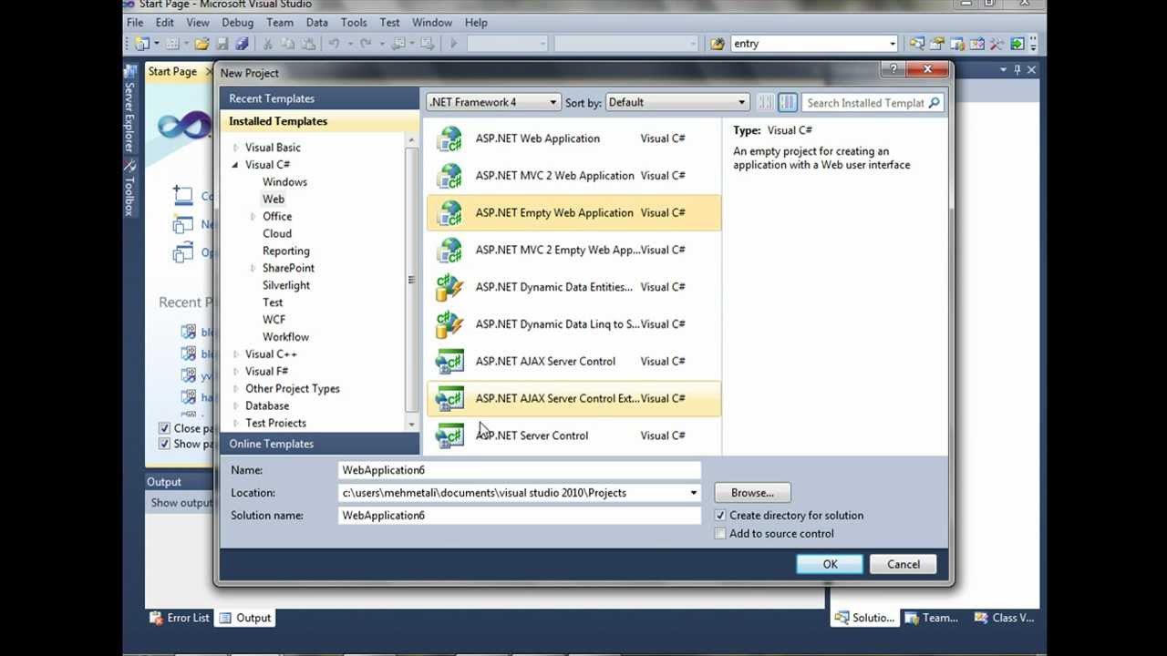 .Net - Connection String Oluşturma - YouTube