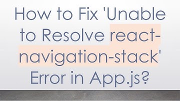 How to Fix 