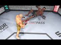 Israel Adesanya vs. Glover Teixeira Full Fight (EA Sports UFC 4)