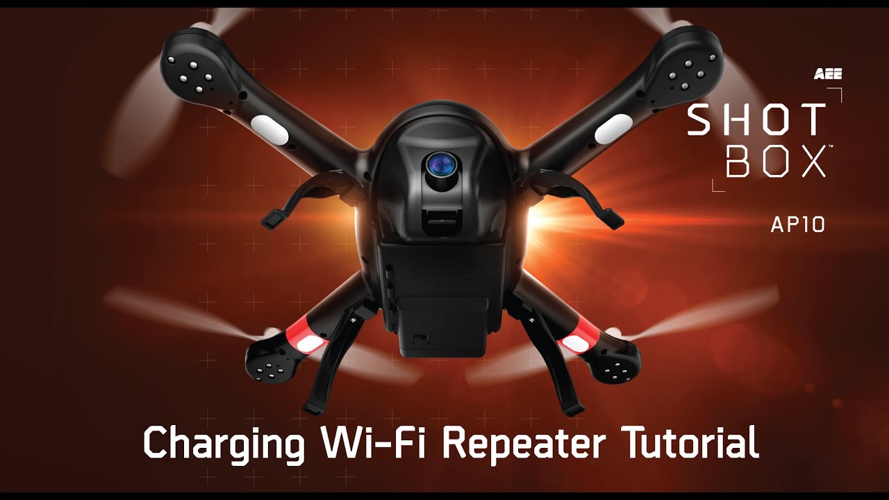 Charging the AEE ShotBox AP10 Drone WiFi Repeater Instructions YouTube