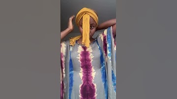 Head scarf tutorial   #luvmehair #shorts #foryou #tutorial #blackgirlmagic